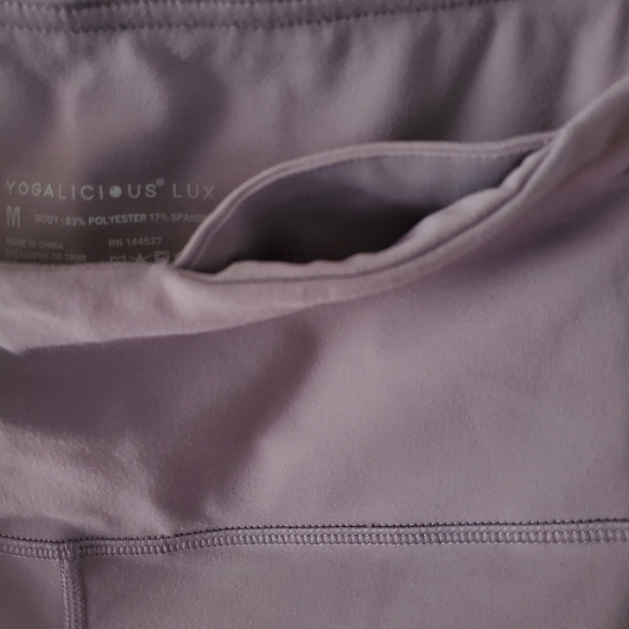 Reflex YOGA-LIC-IOUS LUX High-Rise Ankle Legging Frosted Lilac Size M - Picture 6 of 8